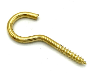 Einschraubhaken Stahl klein groß extra groß robust Wandhänger Messing
