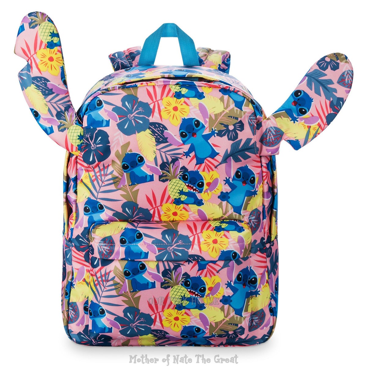 DISNEY Store BACKPACK STITCH TROPICAL EAR NWT Lilo & Stitch  display picture 1