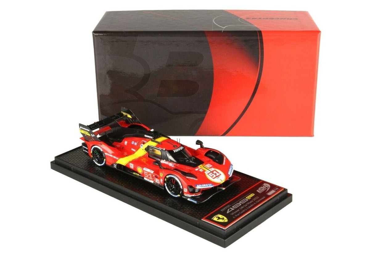 Diecast Model Car 1:43 BBR Models Ferrari 499P AF Corse Winner Le