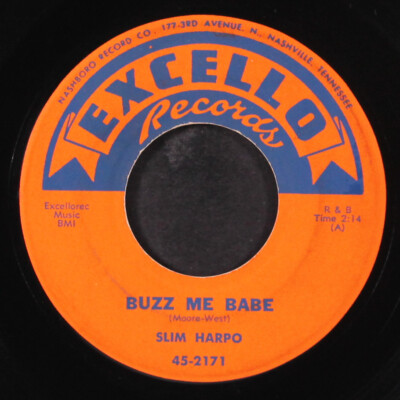 Slim Harpo / Buzz Me Babe 7”EP