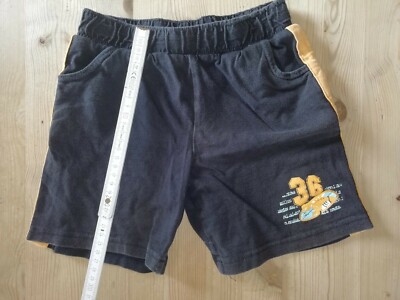 Kurze Hose Kinder Größe 92 Farbe Schwarz/Orange 