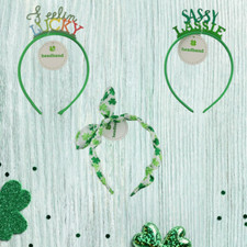 St. Patrick's Day Green Lucky Headband New Pick your design New