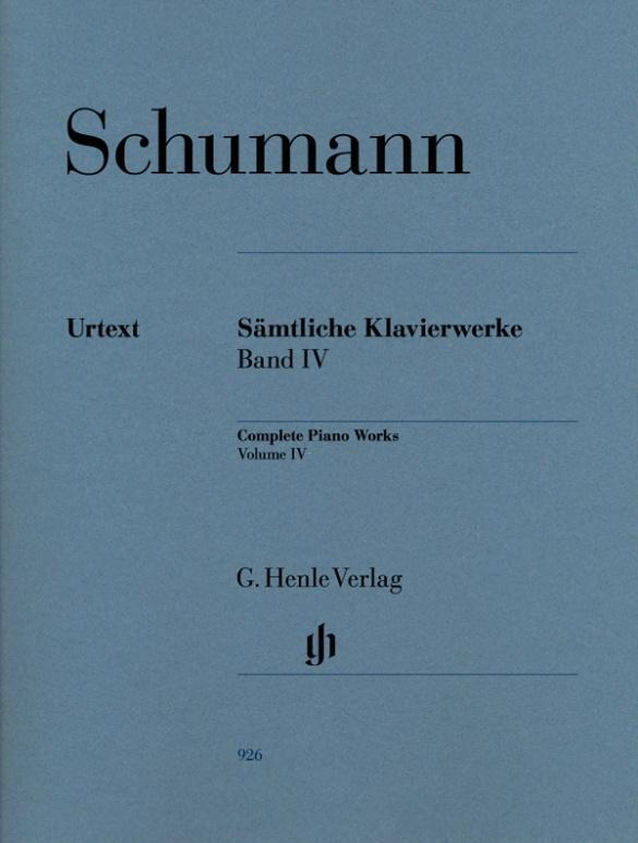 Thumbnail - Robert Schumann | Sämtliche Klavierwerke 4 | Taschenbuch | Deutsch
