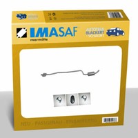 Imasaf Auspuff MSD Mitteltopf für Ford Courier Kasten 1.8 D 44KW O.Kat