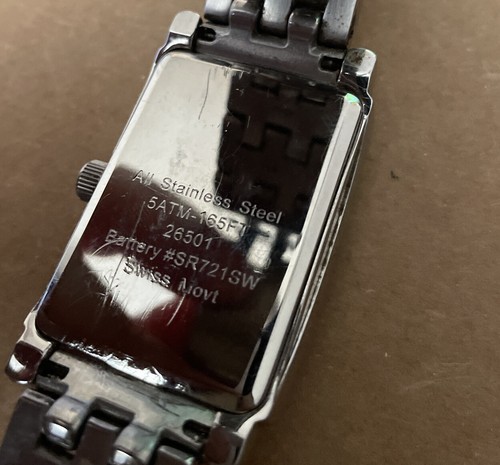 Lucien Piccard 5ATM-165FT (26501) Swiss Movement Stainless Women's 50mm Watch - Picture 2 of 3