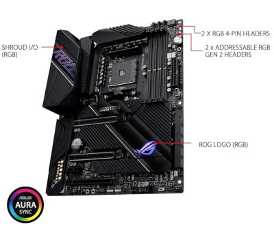 ASUS X570 ROG Crosshair VIII Dark Hero AM4 AMD ATX ASUS X570 ROG Crosshair VIII Dark Hero AM4 AMD ATX