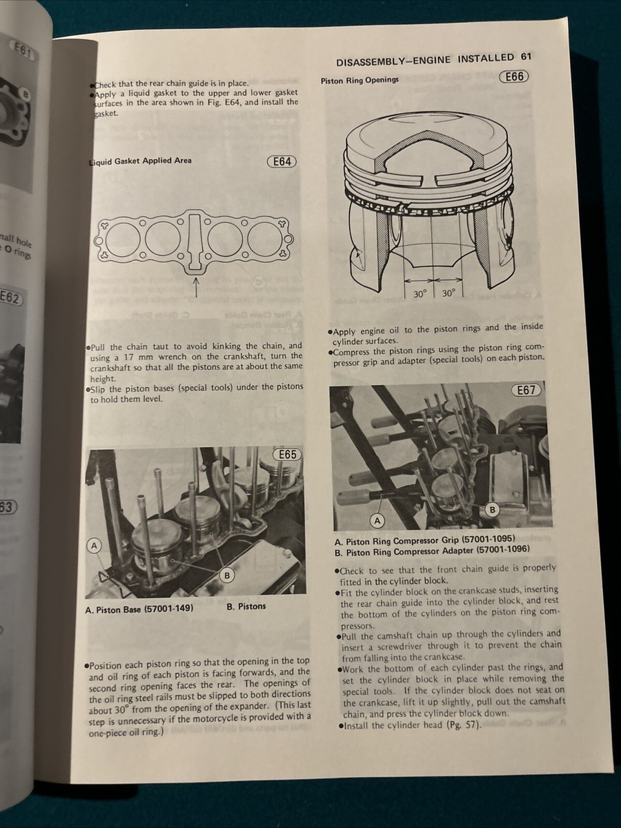 アクセサリー KZ750Four Service Manual Kawasaki KZ750 Four Motorcycle Service Manual 80 - 88 #99924-1021