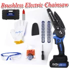 4/6Inch Chainsaw Electric Wood Cutter Cordless Chain Saw For Makita 18V Battery