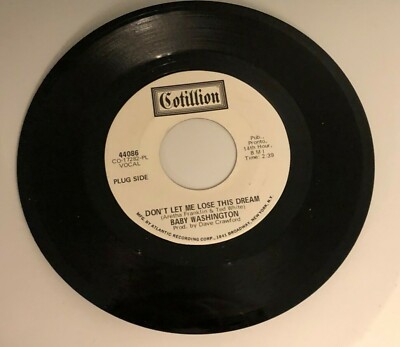 Baby Washington, I'm Good Enough For You/Don't Let Me Lose This Dream, Cotillion
