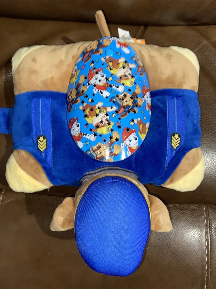 Almohada Mascotas Nickelodeon Paw Patrol Tiempo de Dormir Lites Persecución Peluche Luz Nocturna 🔥 Foto 3 de 4