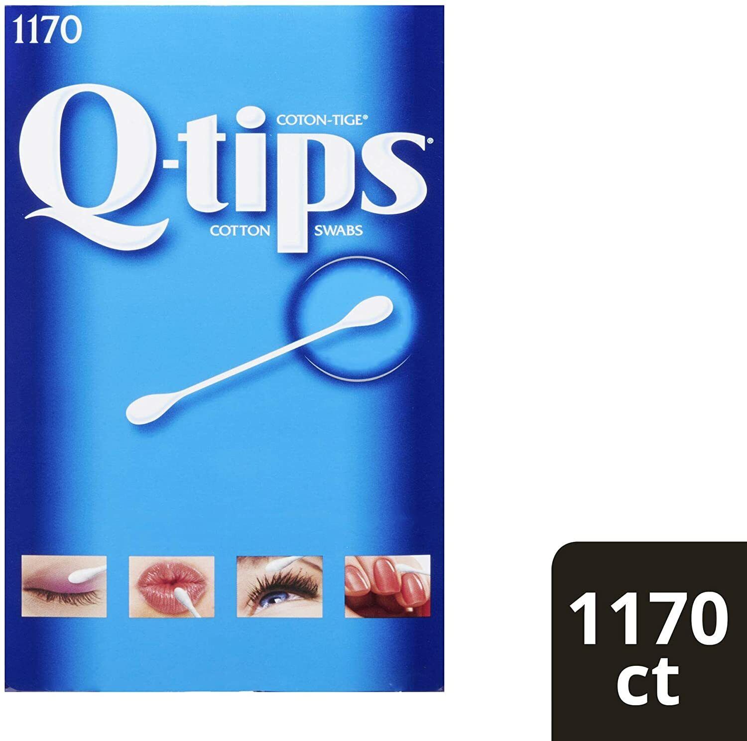 Q tips Cotton Swabs Original 1170 count Qtips Brand New