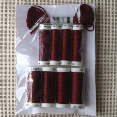 Ruby Red Silk Thread Assortment by Access Commodities Au Ver a Soie