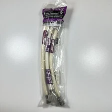 ProLine 12 in PVC Reinforced Toilet Connector 3/8" comp in X 7/8" BC Out Supply