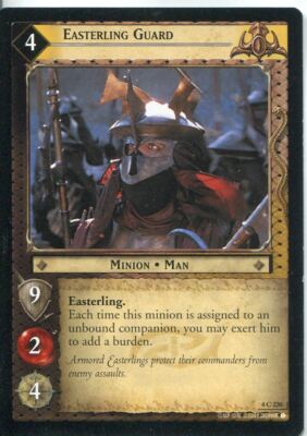 Herr der Ringe CCG Karte TTT 4.C226 Easterling Garde