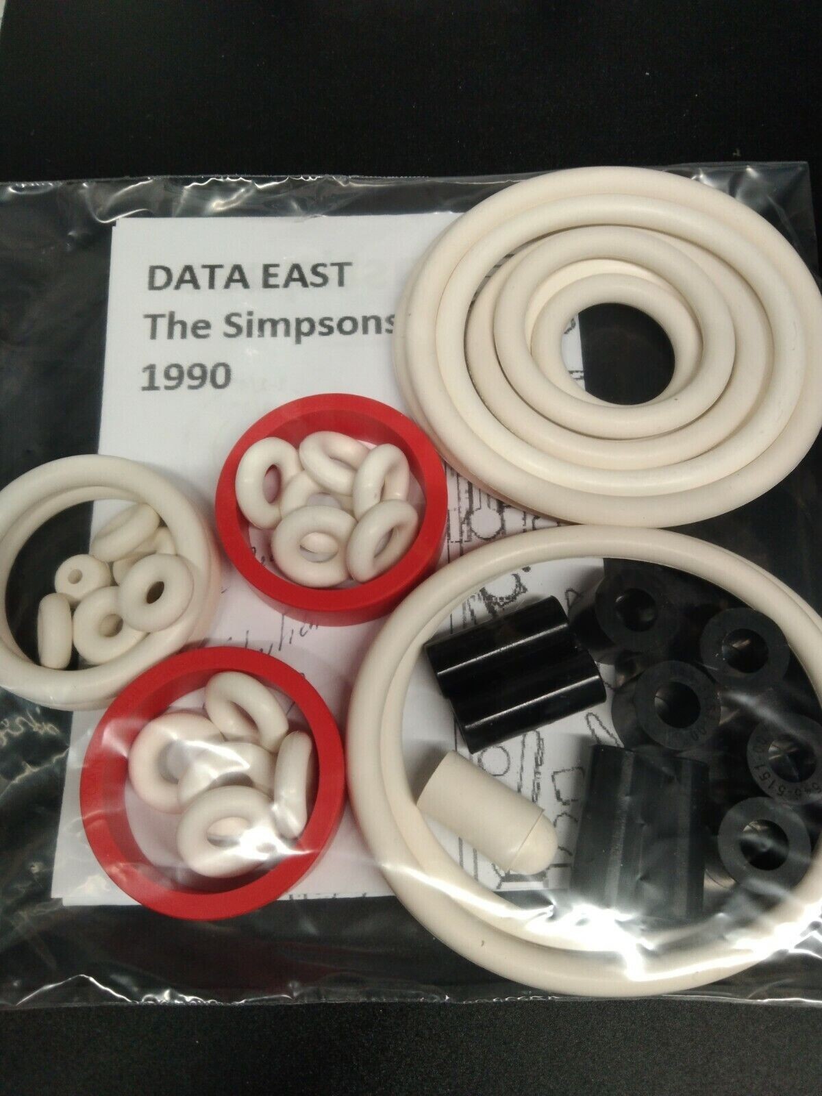 Kit Elastiques Flipper THE SIMPSONS DATA EAST 1990 - Pièces Détachées Pinball