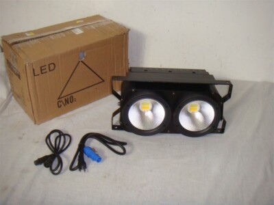 MOKA SFX DUAL BLINDER 2 X 100W SUPER BRIGHT DMX STAGE LIGHT W STROBE EFFECTS