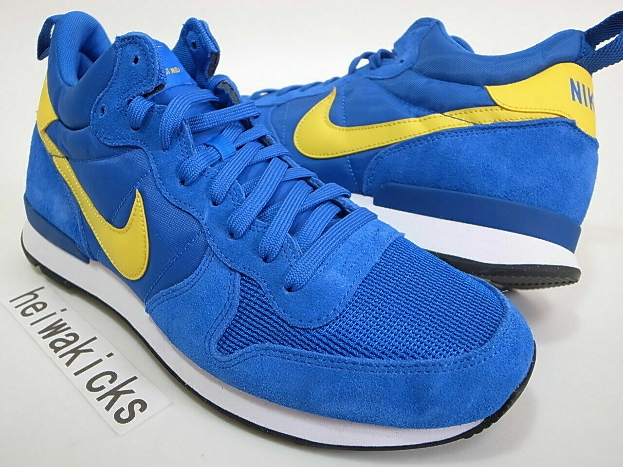 nike internationalist mens blue yellow