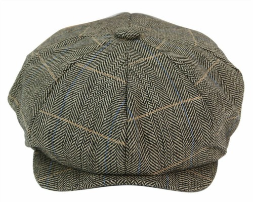 Cavani Uomo Peaky Blinders Cappello Marroncino Coppola 8 Pannello Gatsby  Baker | eBay