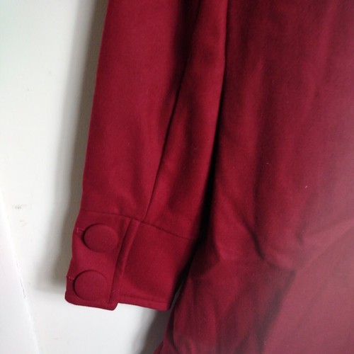 Avenue Coat Womans 14/16 Wool Blend Red Winter Coat Outdoor Warmth Fashion - Picture 11 of 13