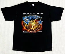 RARE NFL Vintage 90s Dallas Cowboys Explosion Shirt XL 22.5” X 30” USA LOGO 7
