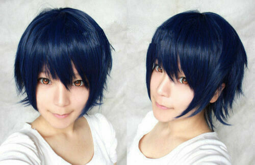 Short Dark Blue &Black For Cosplay Uta No Prince-sama Ichinose