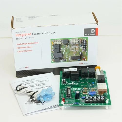 50A55-3797 White Rodgers Furnace Control Board for Trane D341235P01 CNT02891