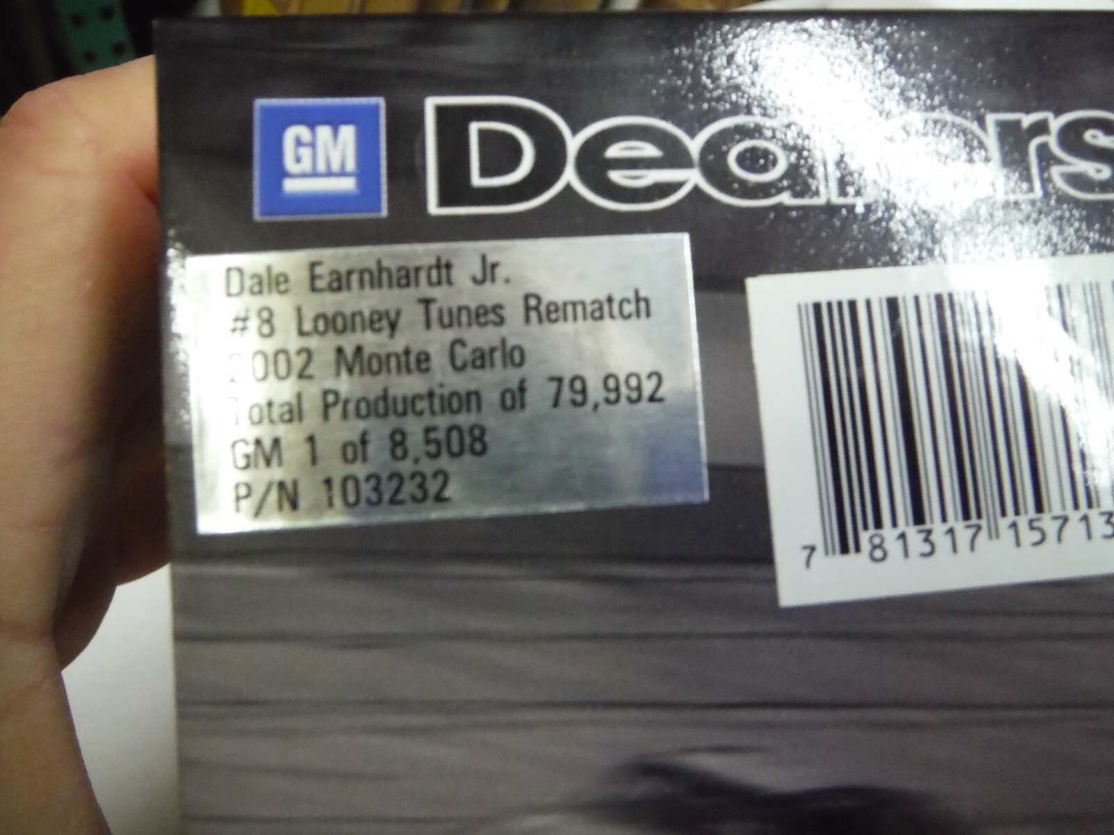 DIECAST NASCAR EARNHARDT JR #8 LOONEY TUNES REMATCH 2002 MONTE CARLO 1:24 X5-17