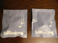 BILLBOARD / Earbuds / Earphones - Lot-of-2   SEALED   Free Shipp