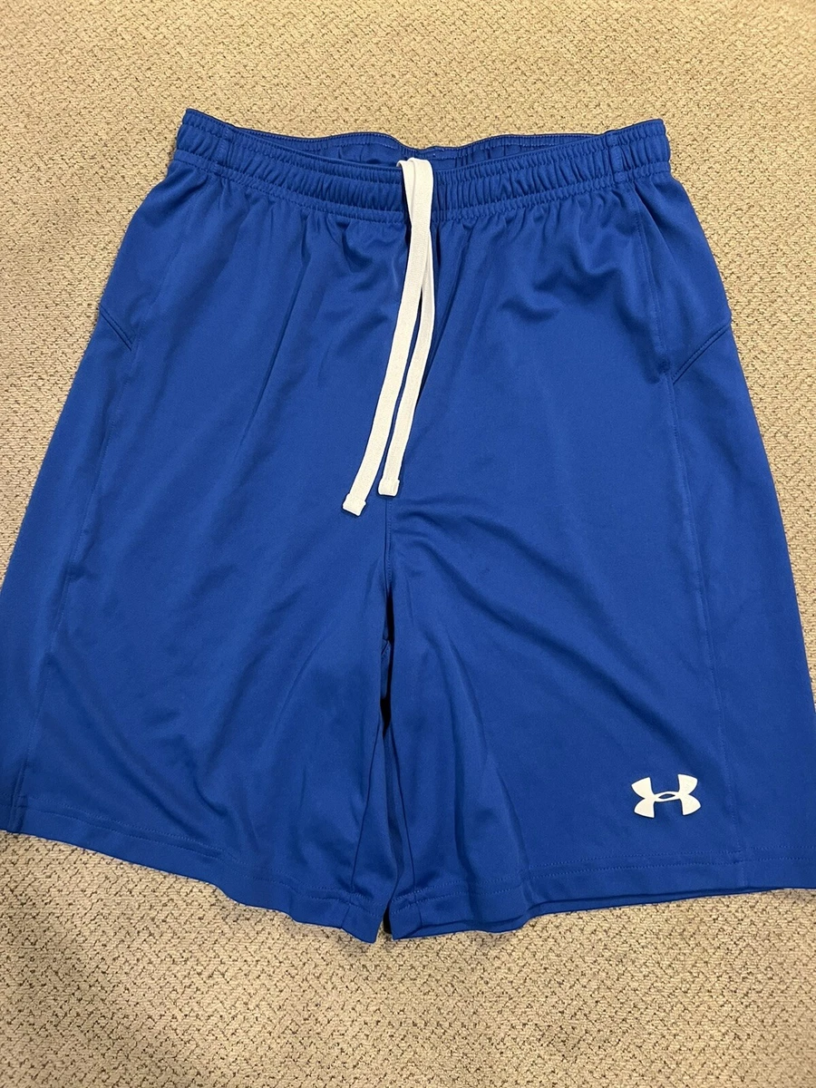 Men s Under Armour Loose Shorts Blue Small eBay