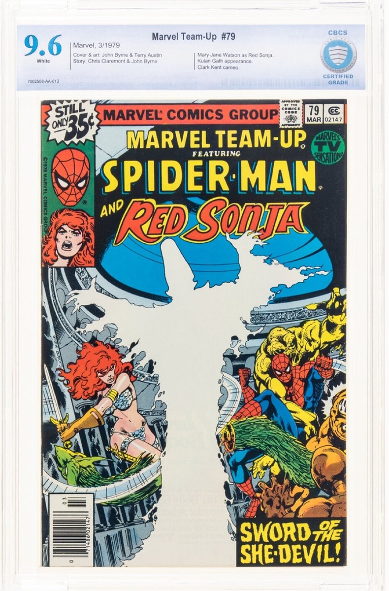 Marvel Team-Up #79 CBCS 9.6 (Spider-Man and Red Sonja) Marvel