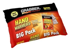 Grabber Warmers Big Pack 7 + Hours Hand Warmers - 20 Grabber 10 Pairs