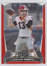 2023 Leaf Draft Red Stetson Bennett IV Stetson Bennett #29 02l5