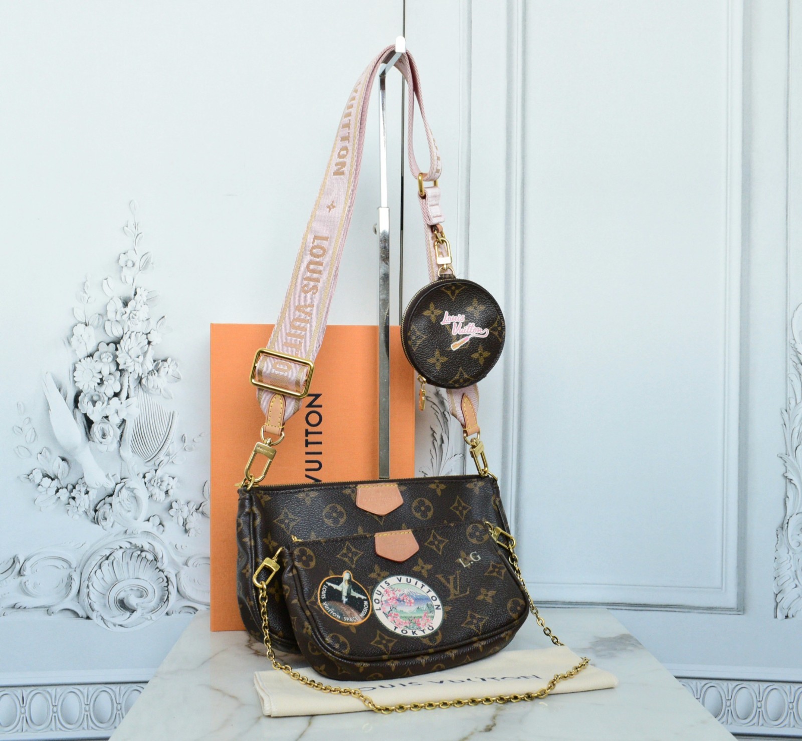 Louis Vuitton Multi Pochette Accessoires Rose Clair My World Tour