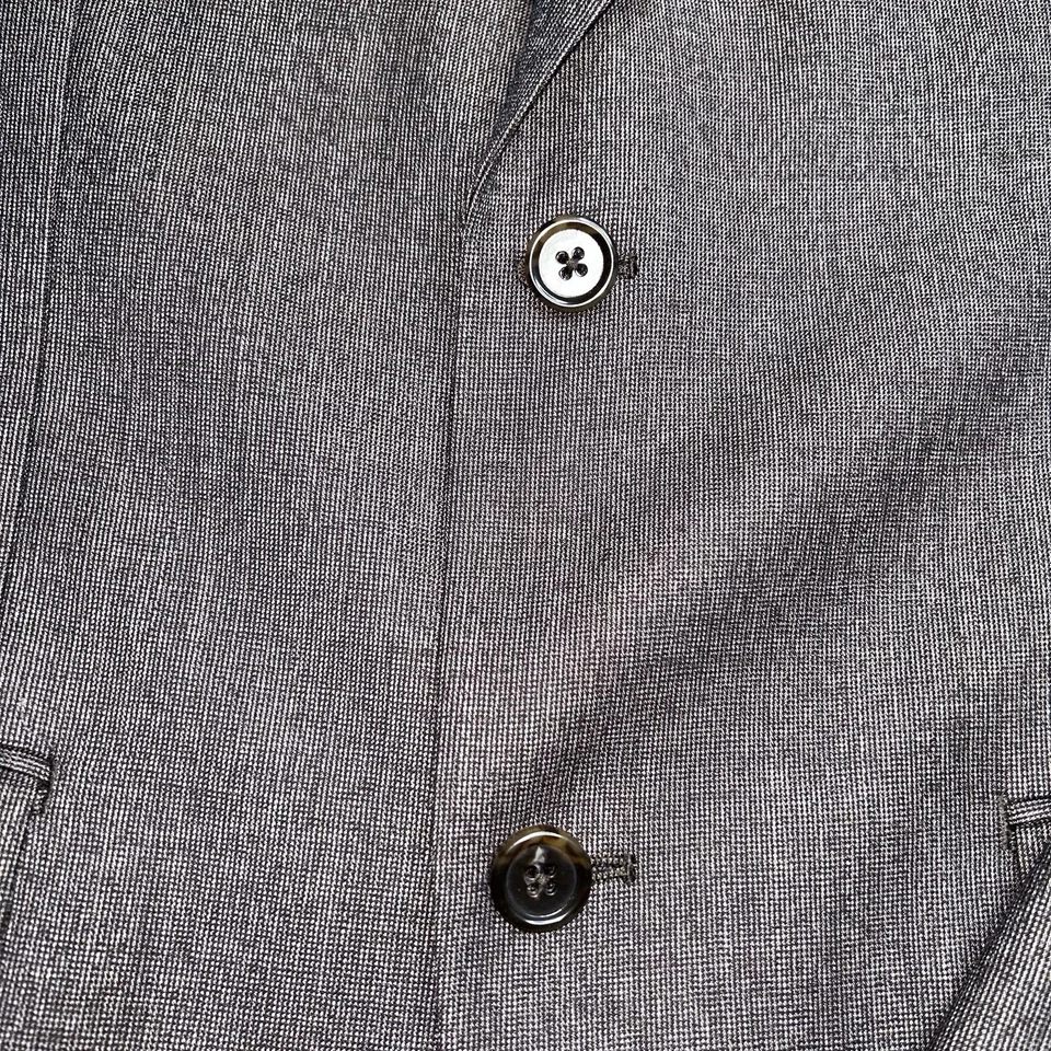 Chaqueta Blazer Abrigo Deportivo Joseph Abboud Para Hombre 38S Marrón 100% Lana 2 Botones Foto 4 de 4