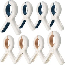 Beach Towel Clips 8 Pack Heavy Duty Windproof Chair Clips for Pool