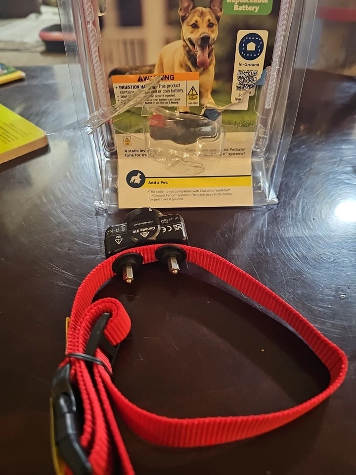 Receptor de cuello ultraligero de lujo en tierra PetSafe PUL-275, caja abierta  Foto 3 de 4