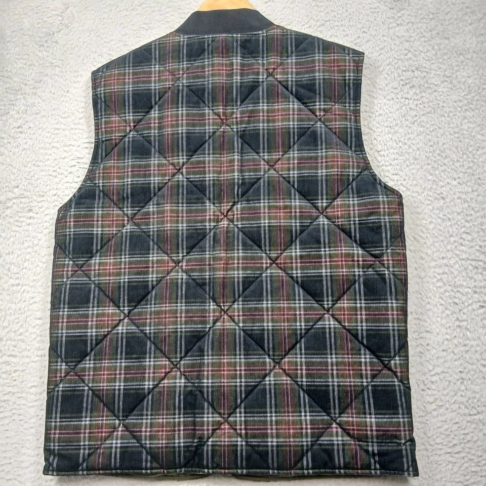 Cremieux Plaid Quilted Vest Men's Medium 38 Down East Collection NWT - Image 3 of 4