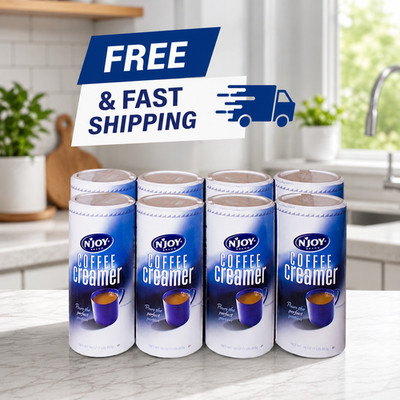 N'Joy Powdered Coffee Creamer, 16 oz., 8 ct Free and Fast Shipping !!!!!!