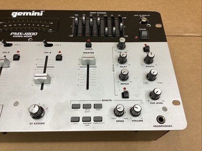 Gemini PMX-1800 Gemini Stereo Pre-Amp Mixer Sound Effect EQ Echo
