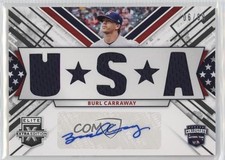 2019 Panini Elite Extra Edition Black 6/99 Burl Carraway #USMS-BC Auto c7z