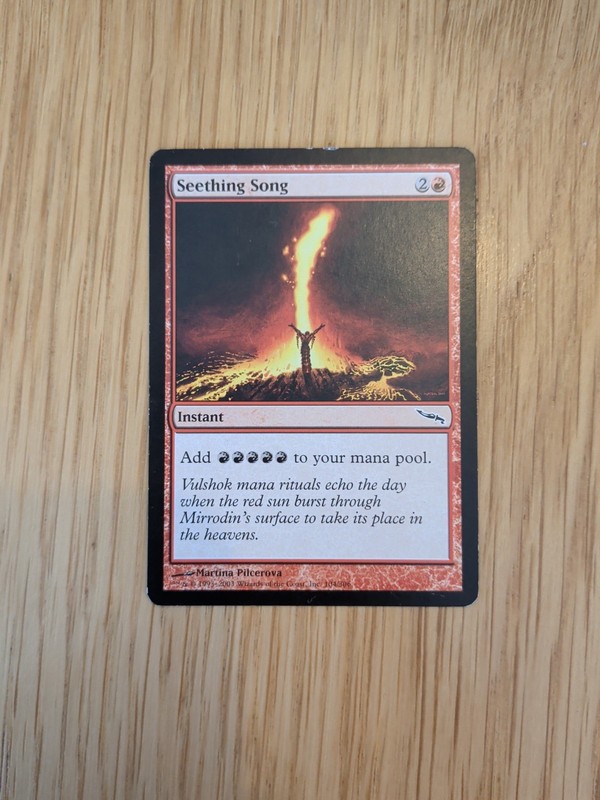 Seething Song - Mirrodin - Magic: The Gathering - MTG
