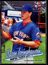 Jason Isringhausen 1997 Fleer Ultra #P241 Platinum Medallion New York Mets