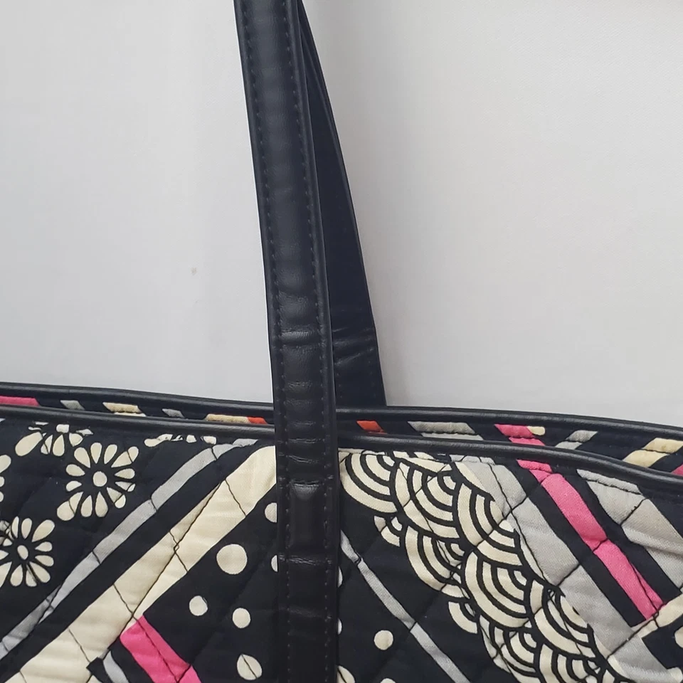 Vera Bradley Women's Cotton Tote Northern Stripes Foto 3 de 4