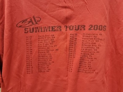 Vintage 311 Band Red Graphic T Shirt Summer Tour 2006 Y2K | eBay