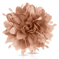 3.9 Inches Elegant Brooch Flower Hair Clips for Women  Dainty Satin Chiffon ...