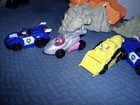 PAW PATROL DINO RESCUE T REX PLAYSET & 4 TRUE METAL DIECAST CAR LOT — photo 6