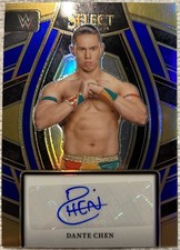 Dante Chen Prizm Auto Blue /49 Panini WWE 2024 Select 