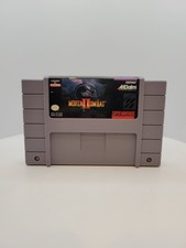 Mortal Kombat II 2  Super Nintendo SNES Authentic Tested And Working Loose