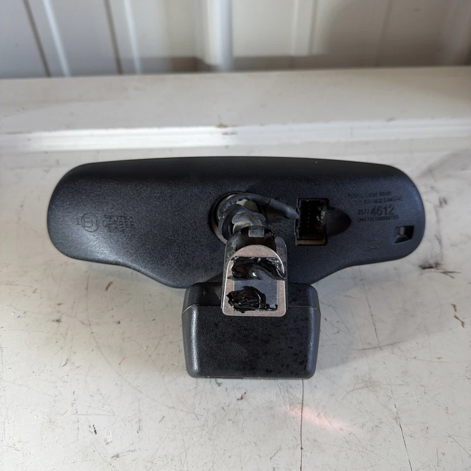 07 - 10 CADILLAC ESCALADE ESV EXT REAR VIEW AUTO DIM MIRROR COMPASS TEMPERATURE - Image 2 of 3