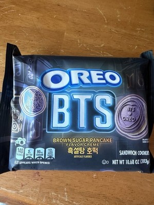 Oreo x BTS Brown Sugar Pancake Flavor Creme Sandwich Cookies 10.68 oz